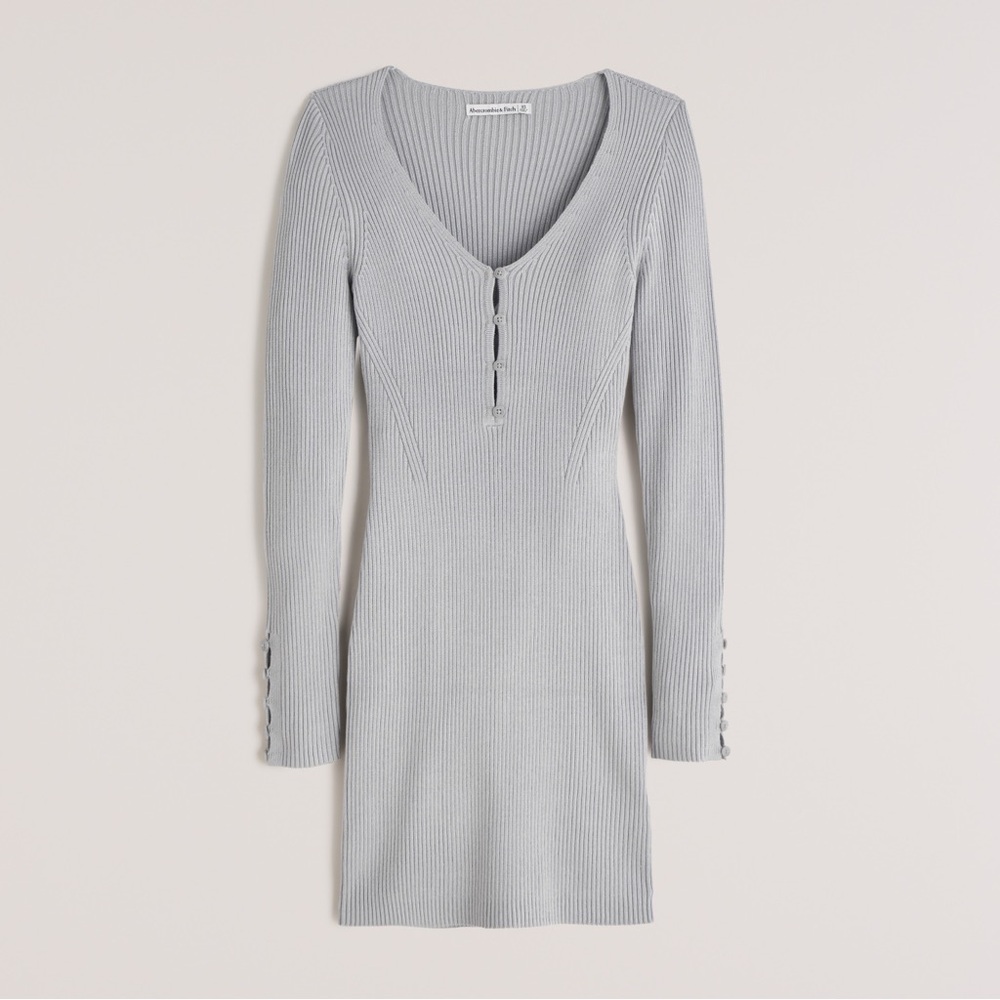 Abercrombie & Fitch Ribbed Sweater Dress